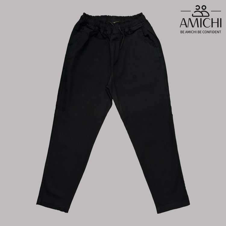 اسلش جین دمپا ساده مشکی