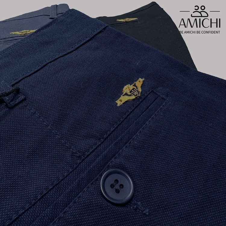 شلوار مردانه کتان جودون کش سایزبزرگ