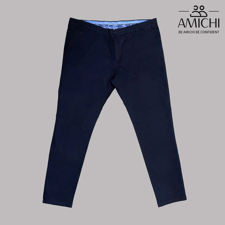 شلوار مردانه کتان جودون کش سایزبزرگ