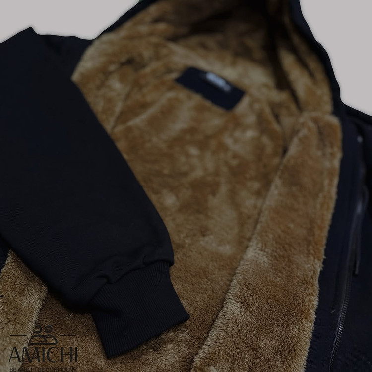 سویشرت مردانه مشکی سایز بزرگ داخلخز