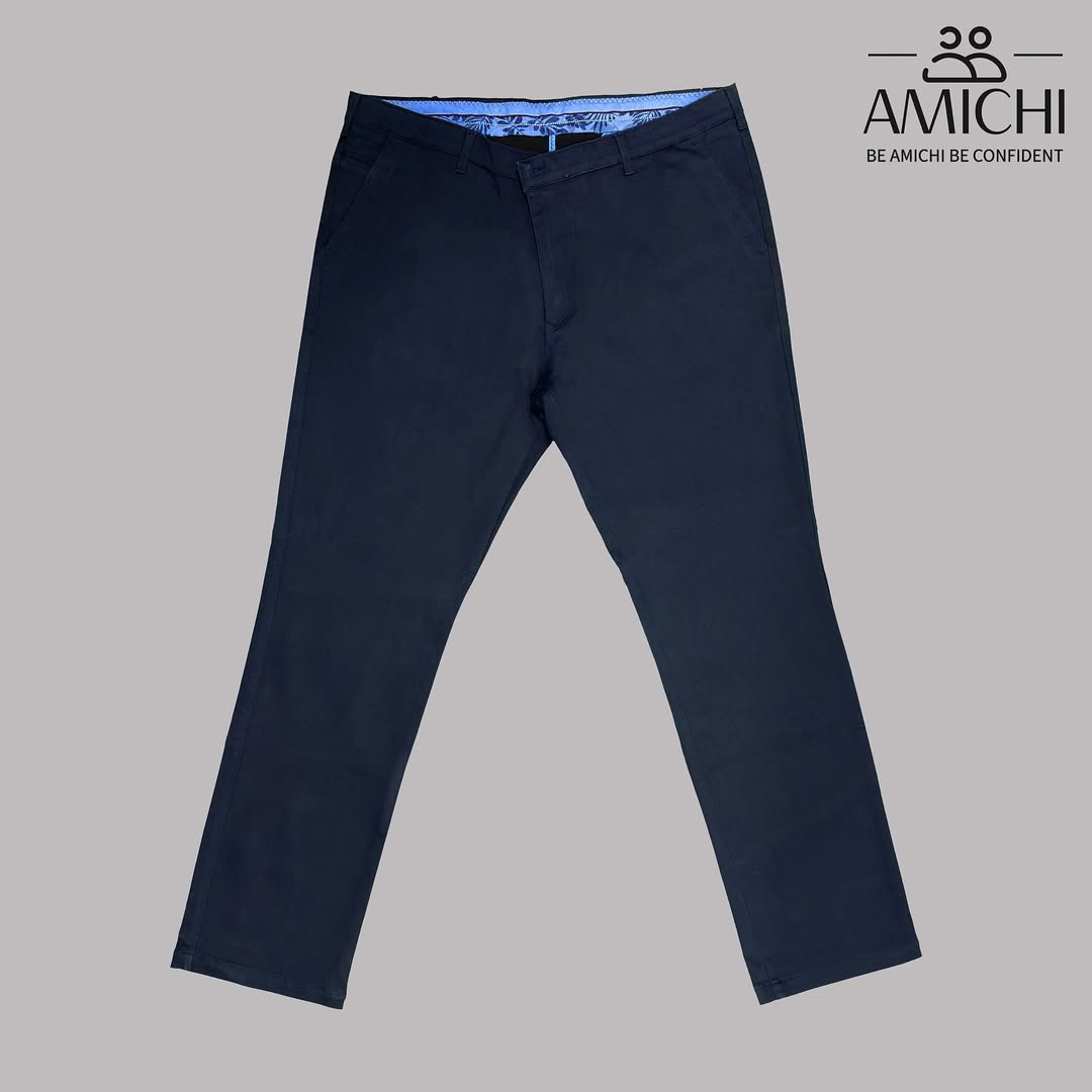 شلوار مردانه کتان کش سایز بزرگ سوپرسایز