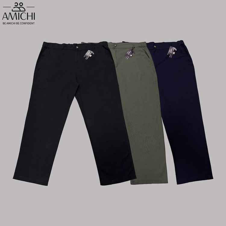 شلوار مردانه سوپرسایز پارچه کنفی