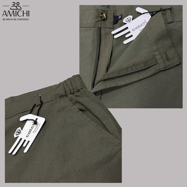 شلوار مردانه سوپرسایز پارچه کنفی