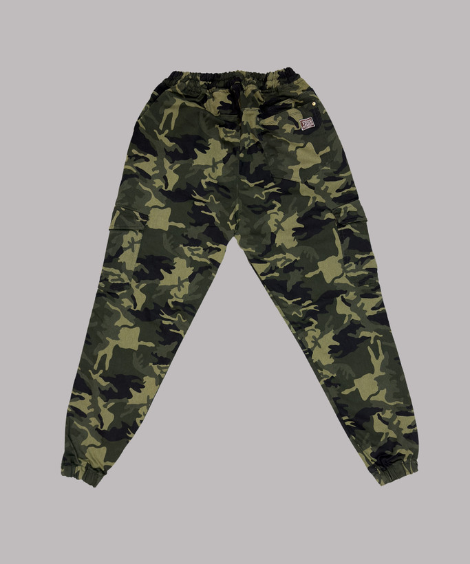 اسلش مردانه سایزبزرگ کتان چریکی شش جیب