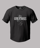 تیشرت مردانه سایزبزرگ یقهگرد چاپی طرح Guns N Roses