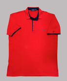 تیشرت سایزبزرگ یقهدار مردانه نخپنبه GAP