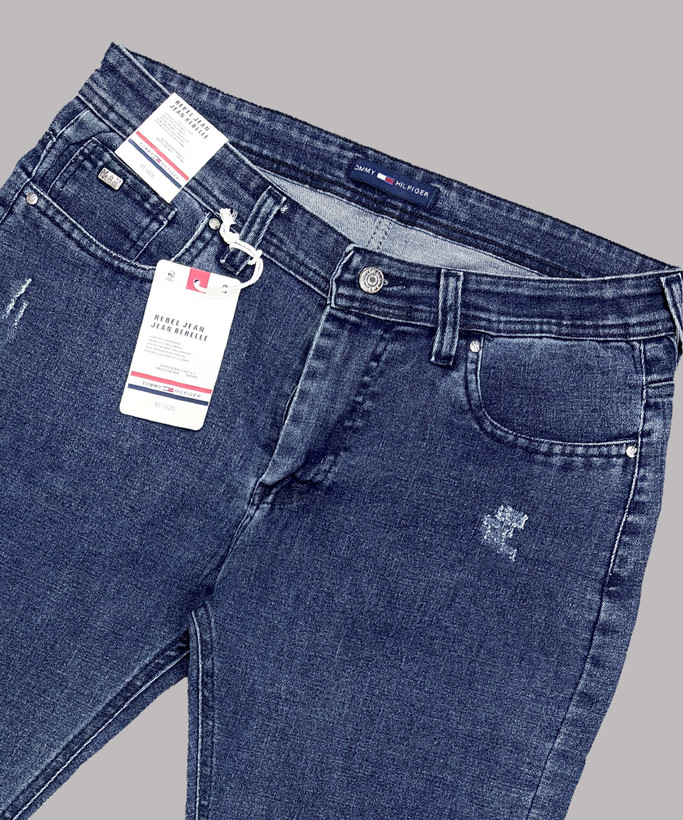 شلوار جین سایزبزرگ مردانه راسته پنبهکش TOMMY