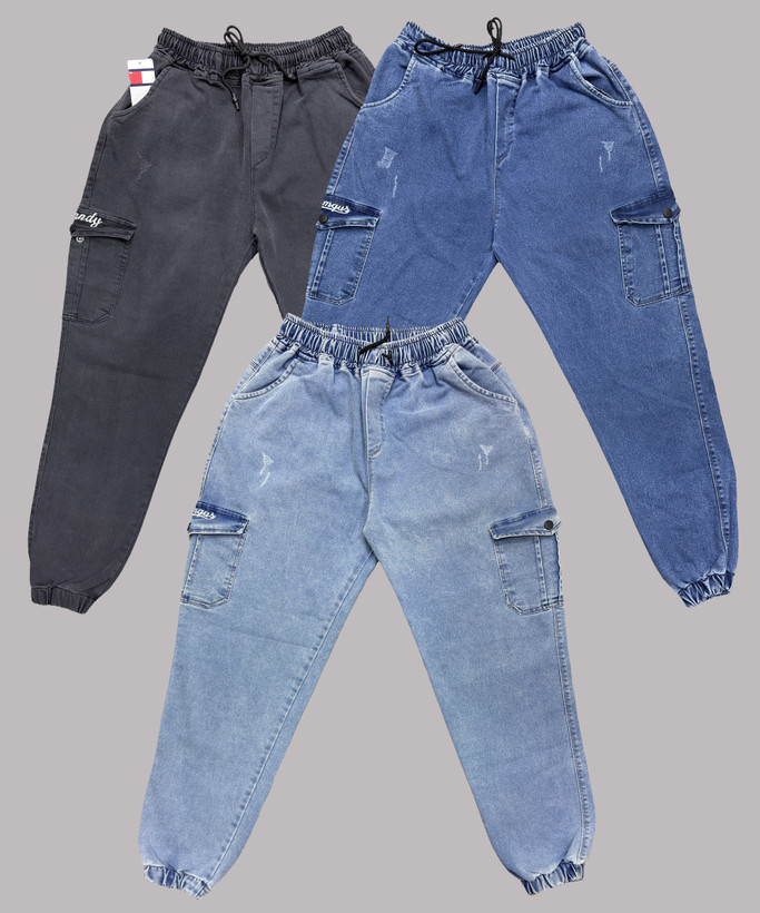 اسلش سایزبزرگ شش جیب جین مردانه دمپاکش