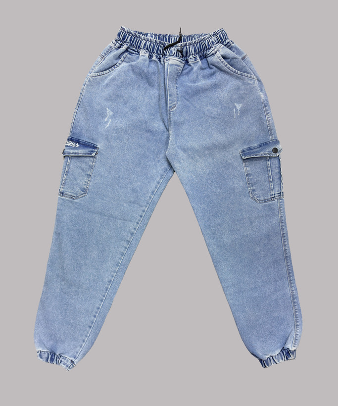 اسلش سایزبزرگ شش جیب جین مردانه دمپاکش