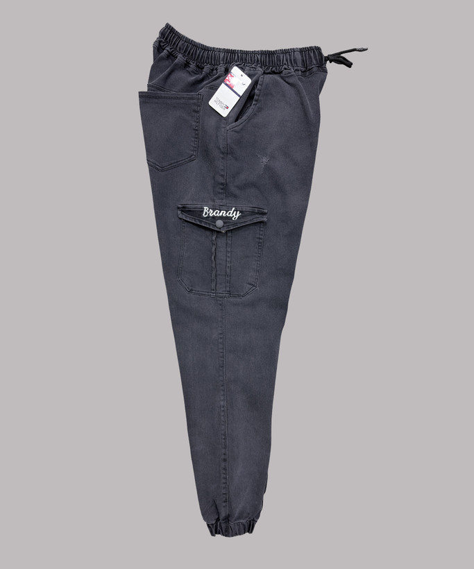 اسلش سایزبزرگ شش جیب جین مردانه دمپاکش